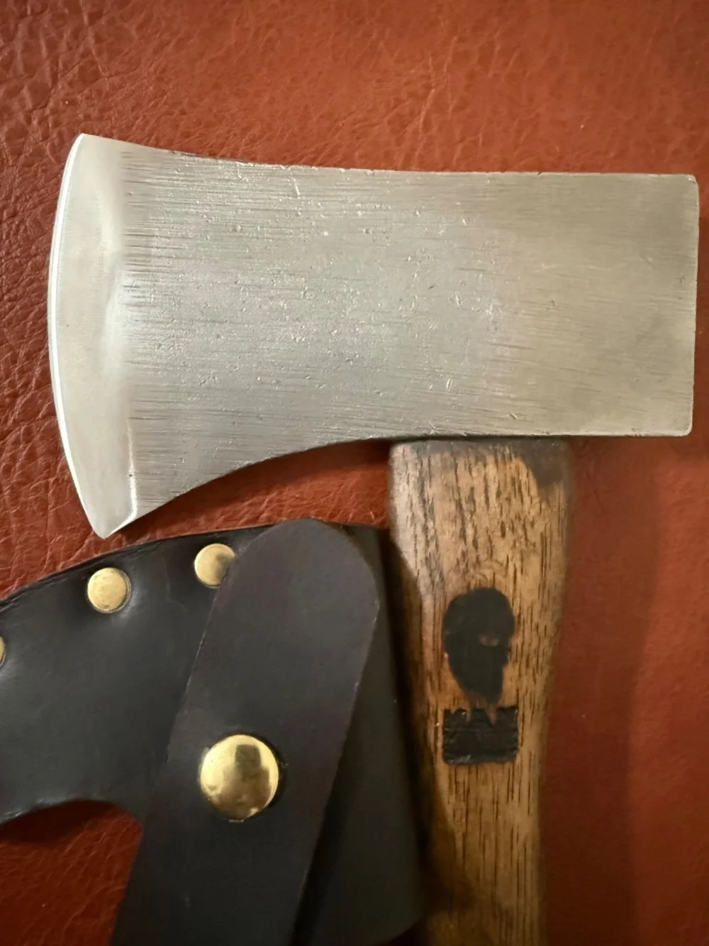 Hand Forged Hatchet With Guard